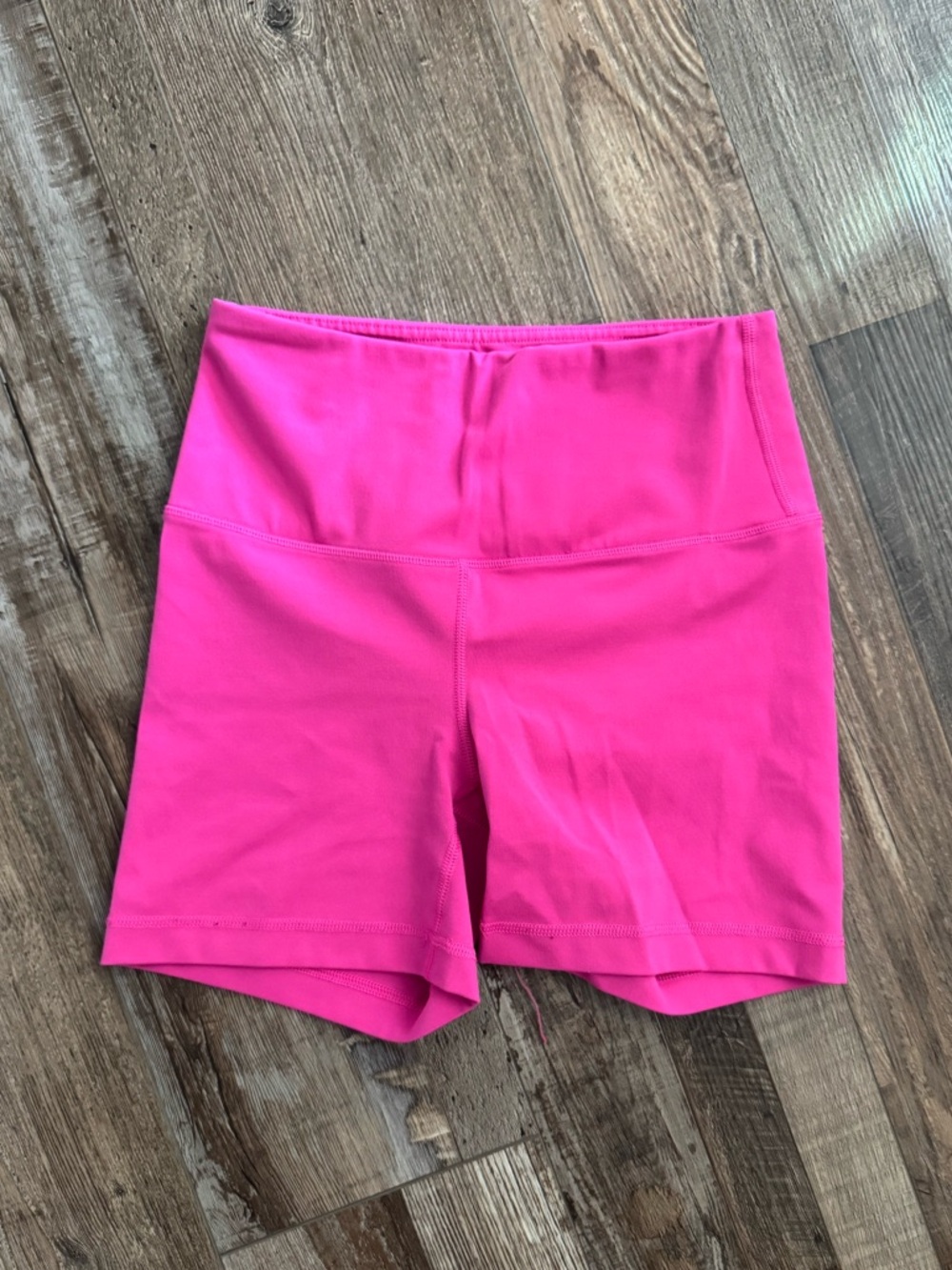 Pink yogalicious biker shorts